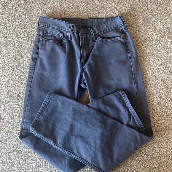 Levi's Men's 514 Graphite Charcoal/Padox Canvas slim fit jean 31 x 32 - Picture 3 of 5